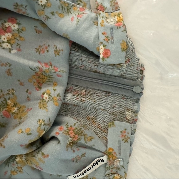 Reformation Humphrey Floral Mini Dress in
Grazia - Picture 7 of 9